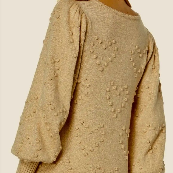 Lilly Pulitzer Metallic Kippa Sweater with Hearts - Picture 3 of 5